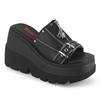DemoniaCult - SHAKER07 Platform Sandals - Black Product image